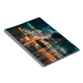 Carnet de nuit Blured Neon Rain (Côté Droit)