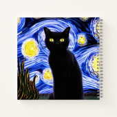Carnet de nuit Starry Cat (Dos)