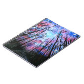 Carnet de nuit Starry Park Sky - Aquarelle (Côté gauche)