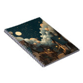 Carnet de nuit Whimsical Starry Village (Côté Droit)