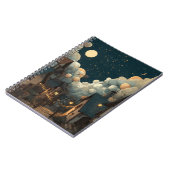 Carnet de nuit Whimsical Starry Village (Côté gauche)