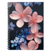 Carnet de papeterie florale esthétique (Devant)