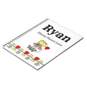 Carnet de papier à envelopper l'amour de la souris (Côté gauche)