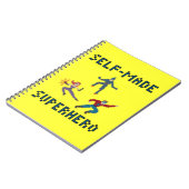 Carnet de papier de super héros (Côté gauche)