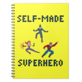 Carnet de papier de super héros (Devant)