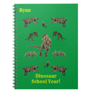 Carnet de papier Dinosaur enveloppant