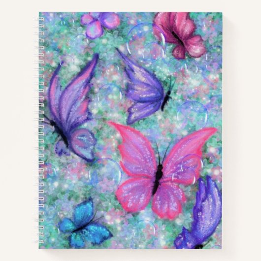 Carnet de papillons volants (Devant)