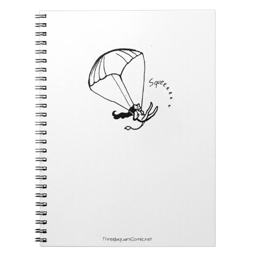 Carnet de parachutage d'artiste de Jaguar ! (Devant)