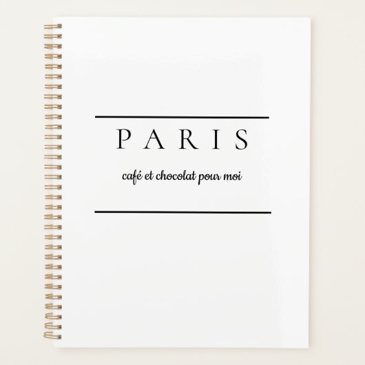 Carnet de Paris (Devant)