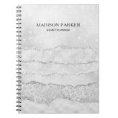 Carnet de Parties scintillant blanc (Devant)