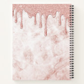 Carnet de Parties scintillant en or pour fille Ros (Dos)