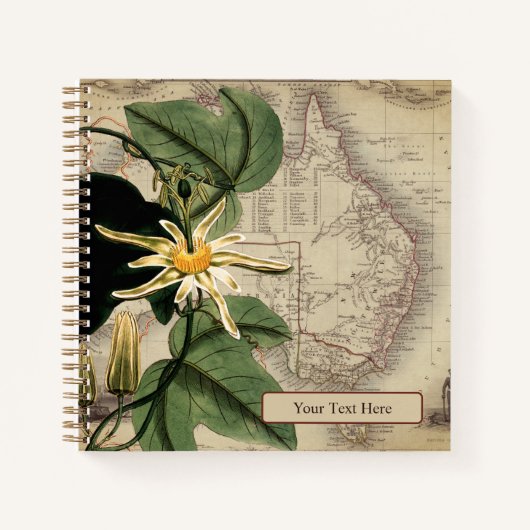 Carnet de Passionfruit autochtone vintage (Devant)