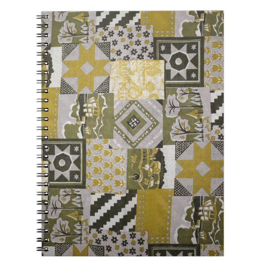 Carnet de Patchwork or (Devant)