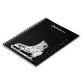 Carnet de patinage artistique - étoile d'argent (Côté gauche)