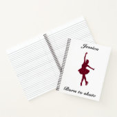 Carnet de patinage artistique pour filles (Intérieur)