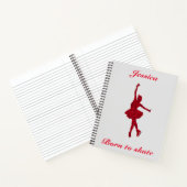 Carnet de patinage artistique pour filles (Intérieur)
