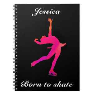 Carnet de patinage artistique pour filles