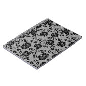 Carnet de pêche Faux Black Lace Rose (Côté gauche)