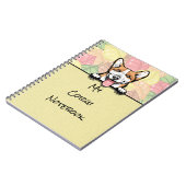 Carnet de Peeking Cute Corgi (Côté gauche)