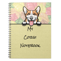 Carnet de Peeking Cute Corgi