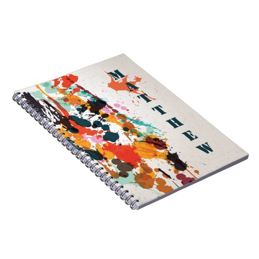 Carnet de peintures à éclats (Côté Droit)