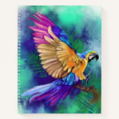 Carnet de perroquet coloré (Devant)