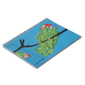 carnet de perroquet vert (Côté gauche)