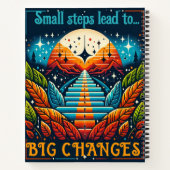 Carnet De petites étapes mènent à de grands changements (Dos)