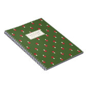 Carnet de petits champignons (vert) (Côté Droit)