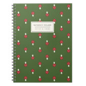 Carnet de petits champignons (vert) (Devant)