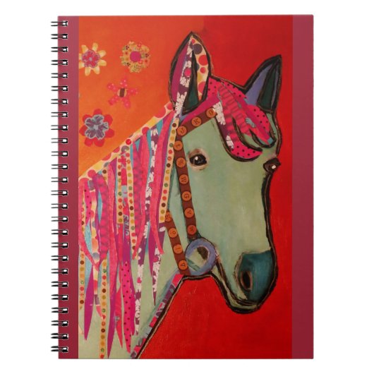 Carnet de photo avec le cheval frais (Devant)