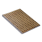 Carnet de photo de canne de rotin d'armure ouverte (Côté Droit)