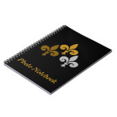 Carnet de photos à spirale Fleur de Lys (Côté gauche)