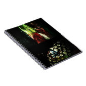 Carnet de photos spirale abstraite sombre, Simple (Côté Droit)