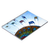 Carnet de photos spirale de manège de parc d'attra (Côté gauche)
