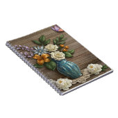 Carnet de photos spirale florale 3D (Côté Droit)