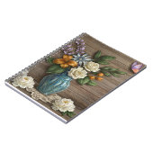 Carnet de photos spirale florale 3D (Côté gauche)