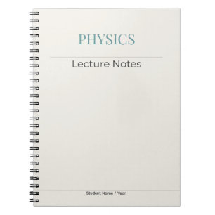 Carnet de Physique – Édition Académique Minimale