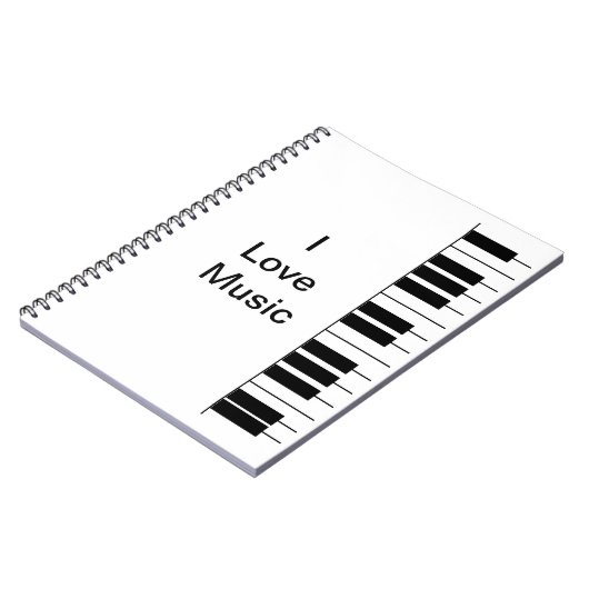 Carnet de "piano" (Côté gauche)