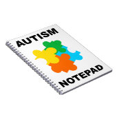 Carnet de pièce du puzzle de l'autisme (Côté Droit)