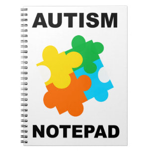 Carnet de pièce du puzzle de l'autisme