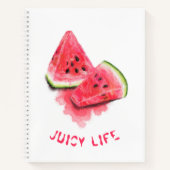 Carnet de pièces de pastèque - Texte personnalisé (Devant)