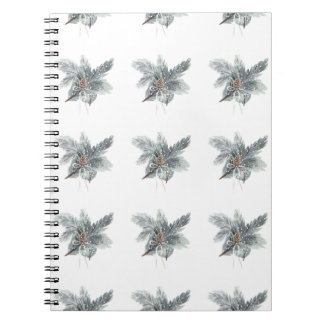 Carnet de Pinecone d'hiver