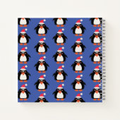 Carnet de pingouin de Noël personnalisé (Dos)