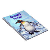 Carnet de pingouin personnalisé (Côté Droit)