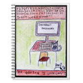 Carnet de pirates informatiques de chat (Devant)