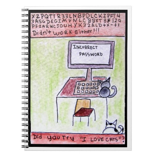 Carnet de pirates informatiques de chat (Devant)