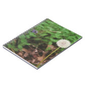 Carnet de pissenlit "faites souhait" (Côté gauche)