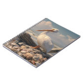 Carnet de plage blanc Pelican Seashell (Côté gauche)