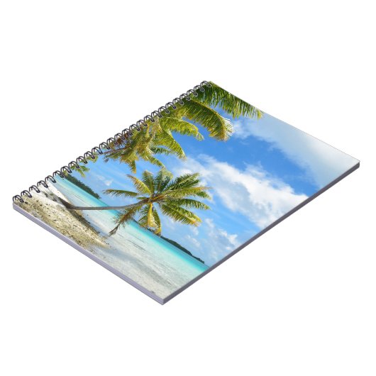 Carnet de plage de palmier (Côté gauche)